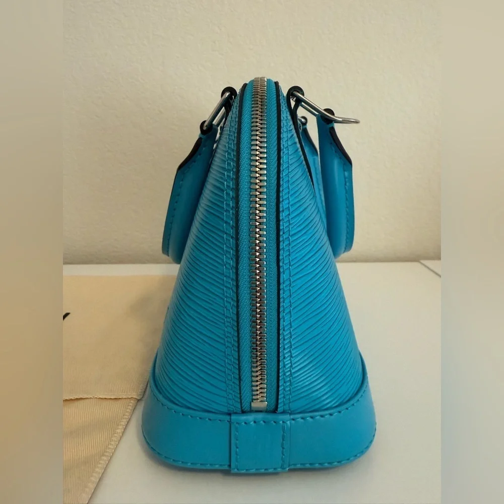 Louis Vuitton Alma BB Epi Leather Turquoise Limited Edition